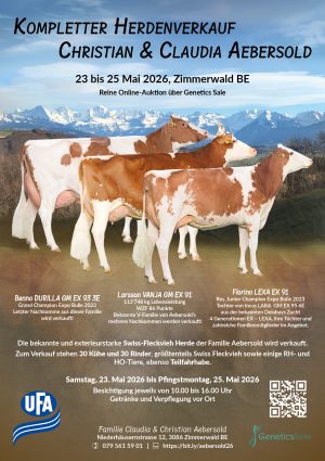 Kompletter Herdenverkauf Christian & Claudia Aebersold