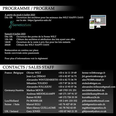 P 5 Programme et Contact